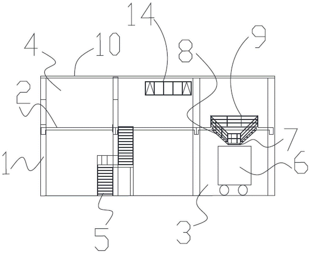 Loading platform for chemical tank wagon