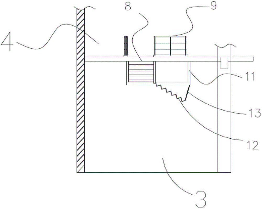 Loading platform for chemical tank wagon