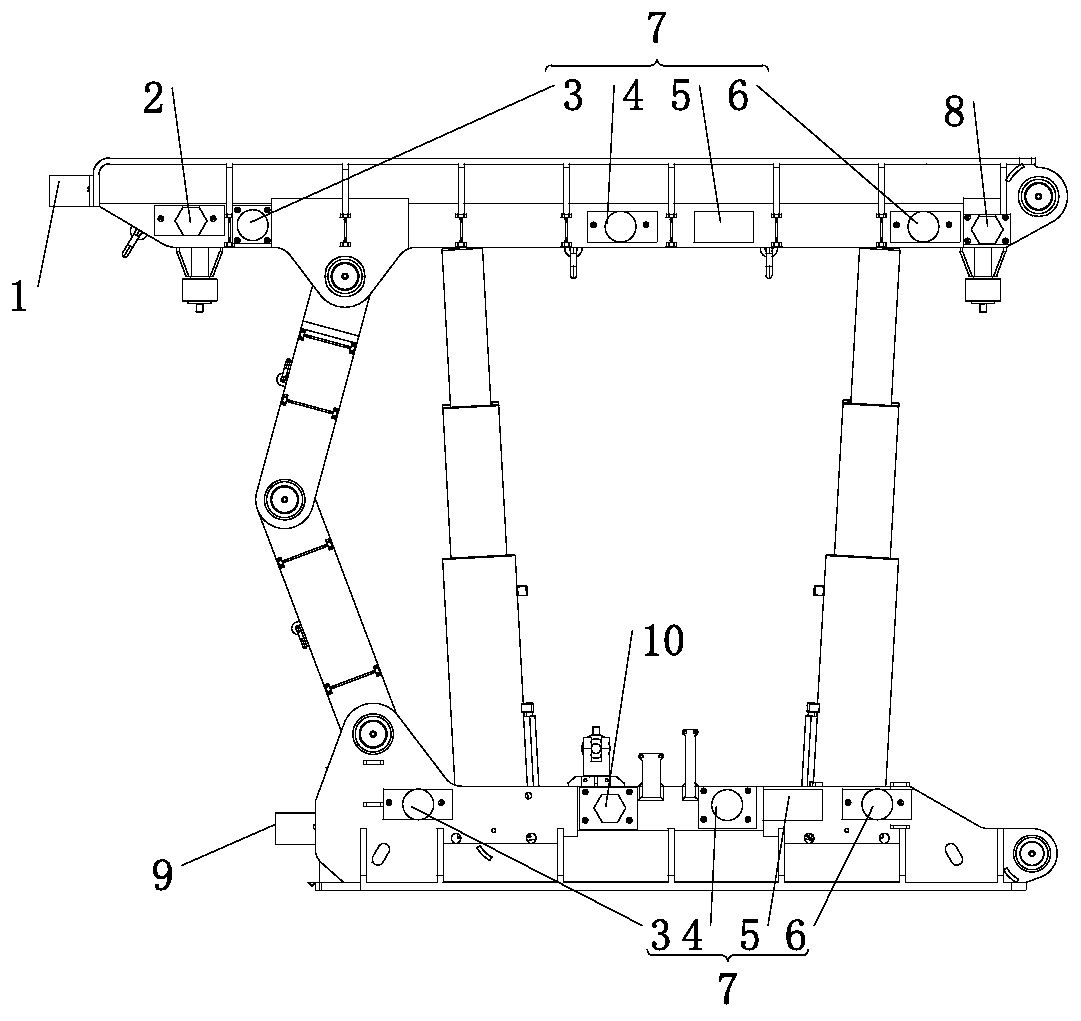 Advanced hydraulic support navigation detection and inclination angle measurement system