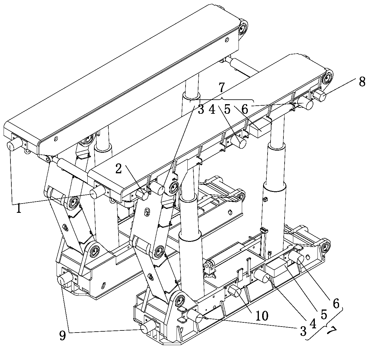 Advanced hydraulic support navigation detection and inclination angle measurement system