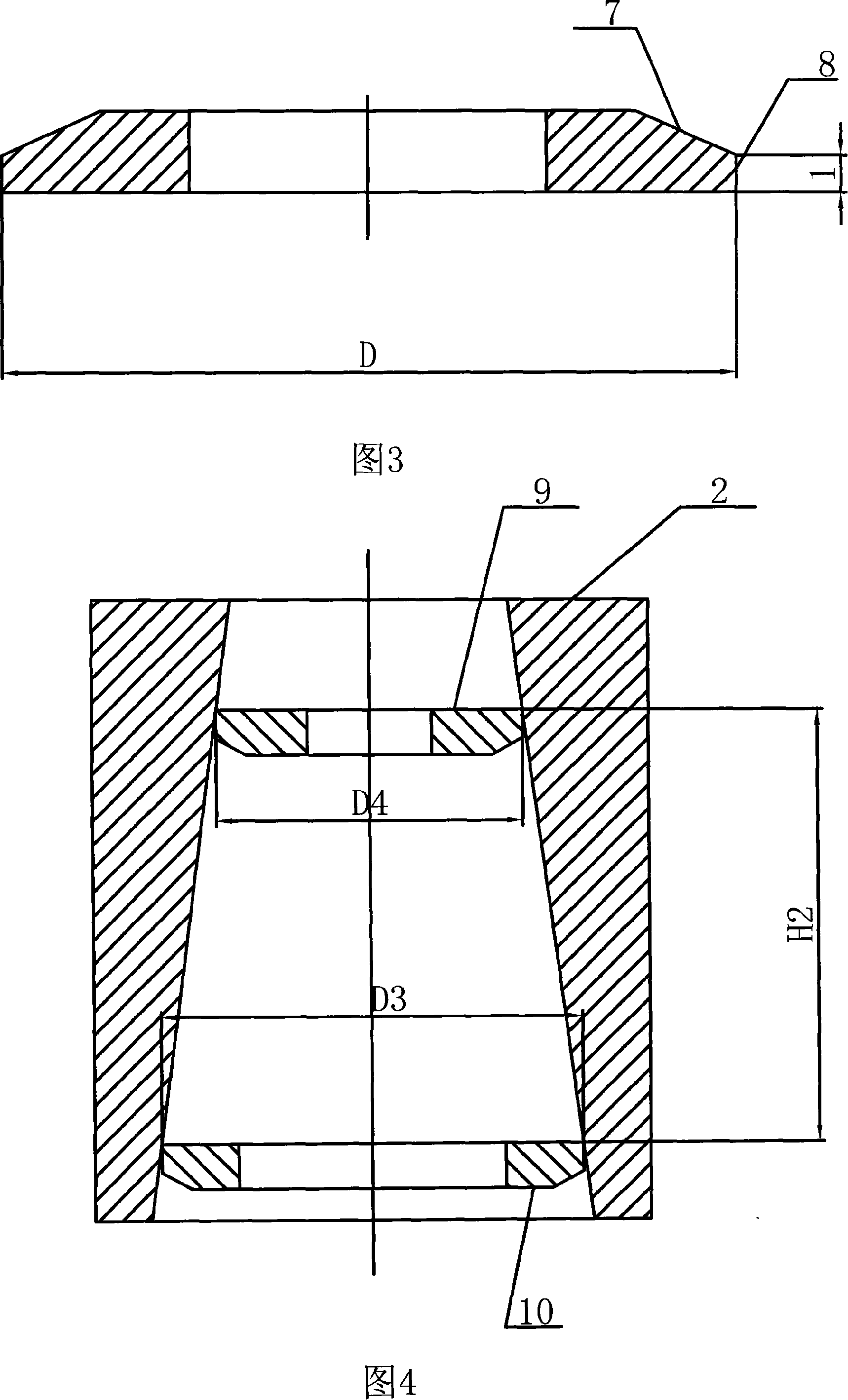 Method for measuring large-scale workpiece taper using ring-plane method