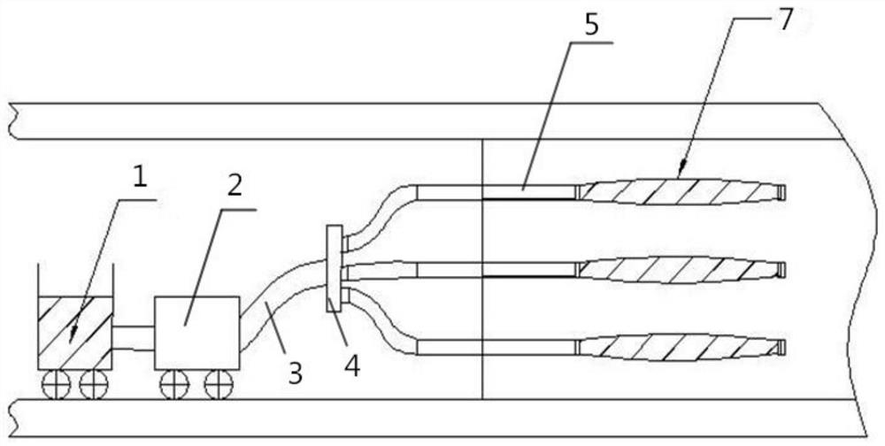 An expansion hose type hydraulic fracturing method for coal seam permeability enhancement