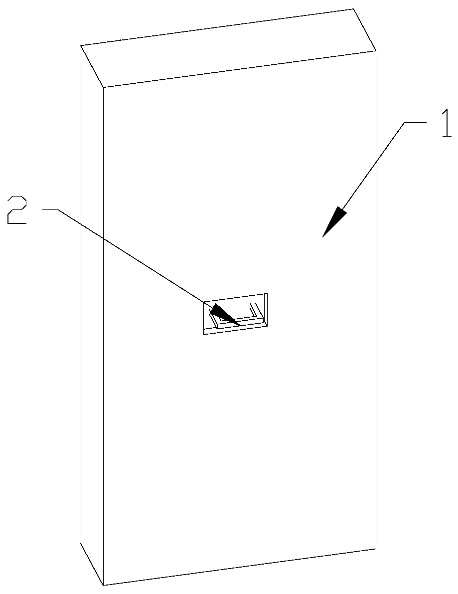 Injecting moving device for concrete prefabricated wall panel