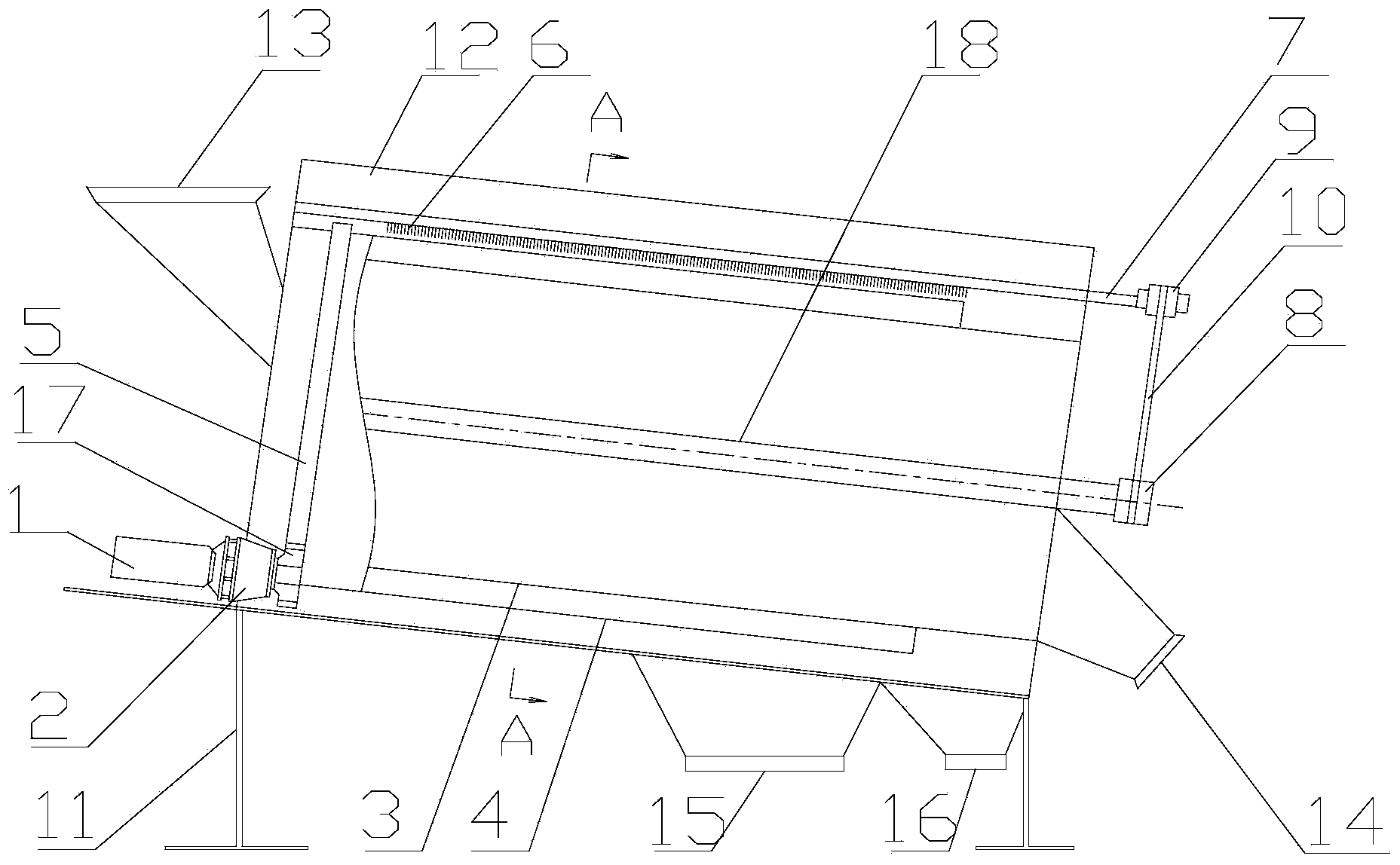 Drum screen capable of automatically and intermittently cleaning screen cloth
