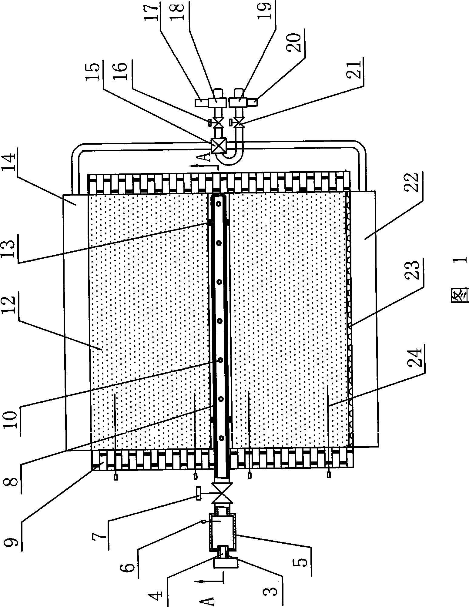 Heating start-up system of mine ventilation air methane oxidized apparatus