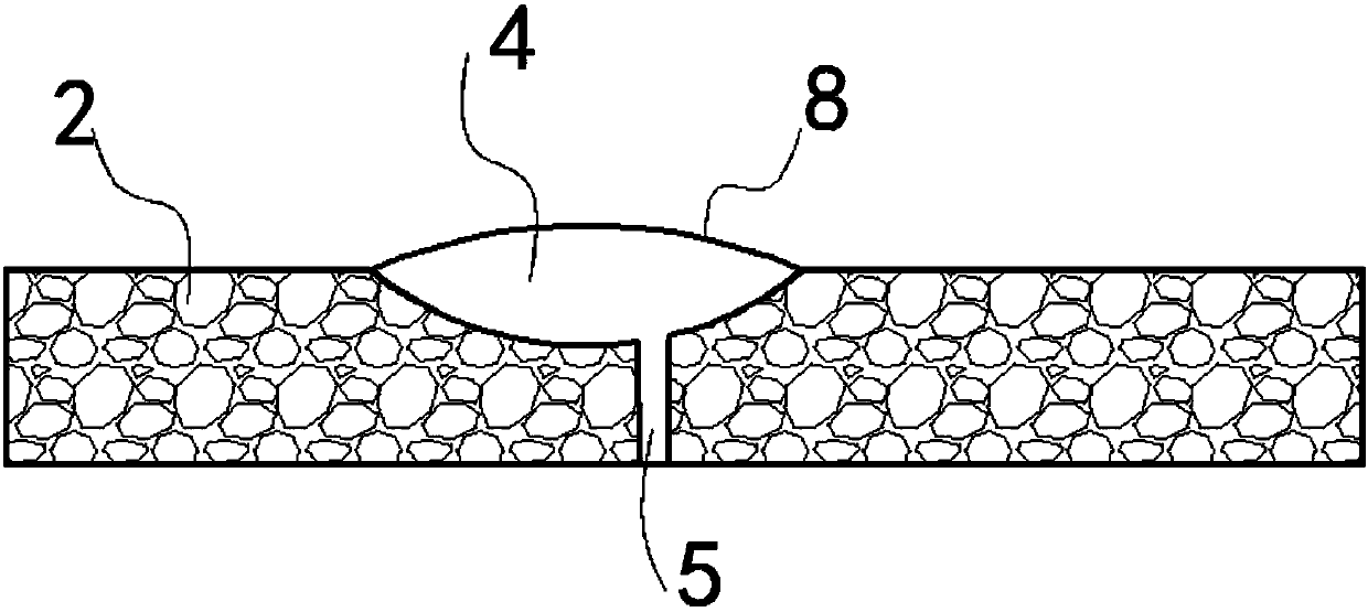 Moisture keeping and dust reducing system for pavements