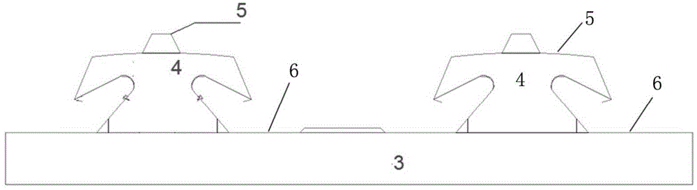 A kind of ∧-shaped building gas building and its construction method