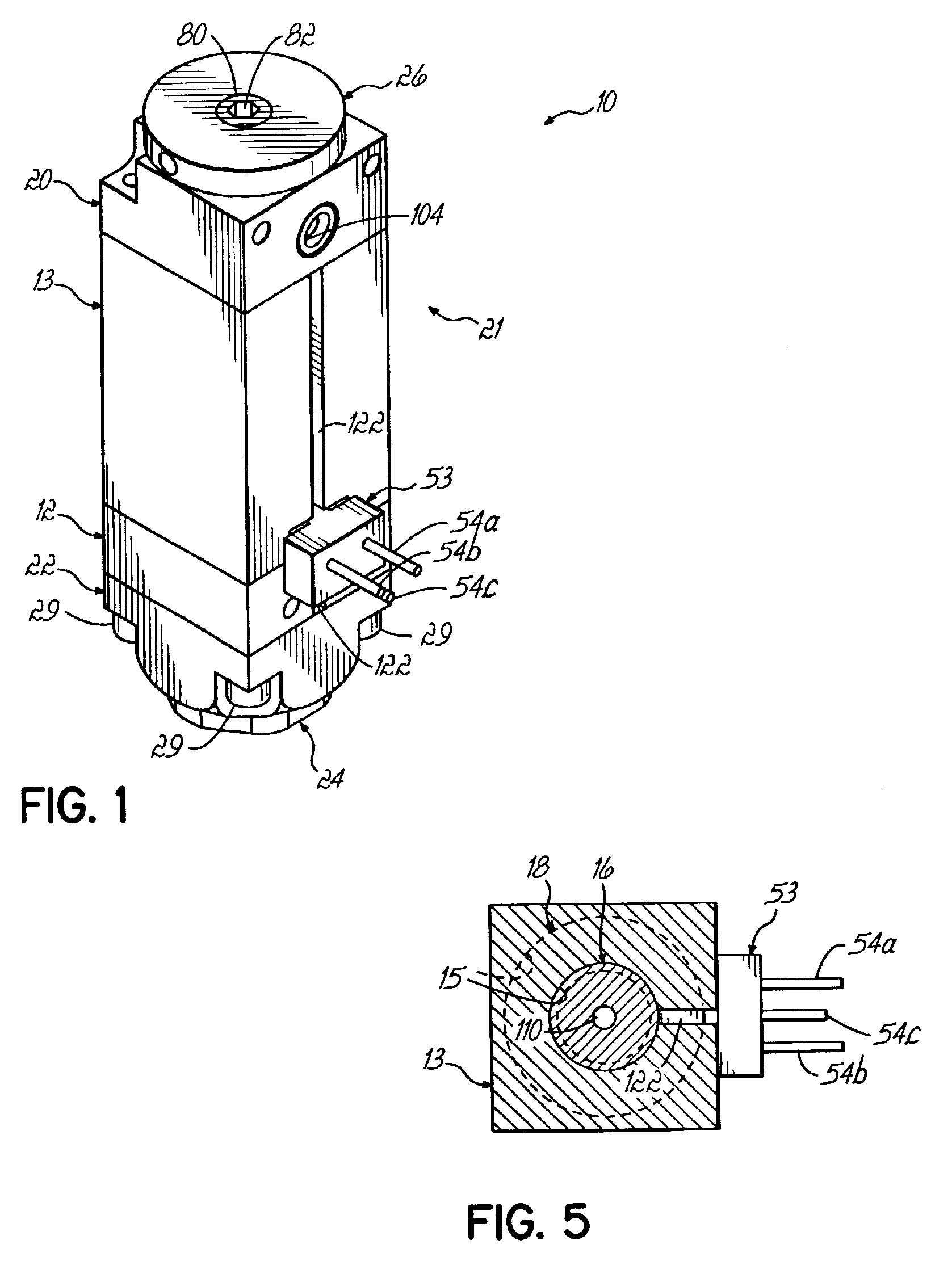 Electrically-operated dispensing module