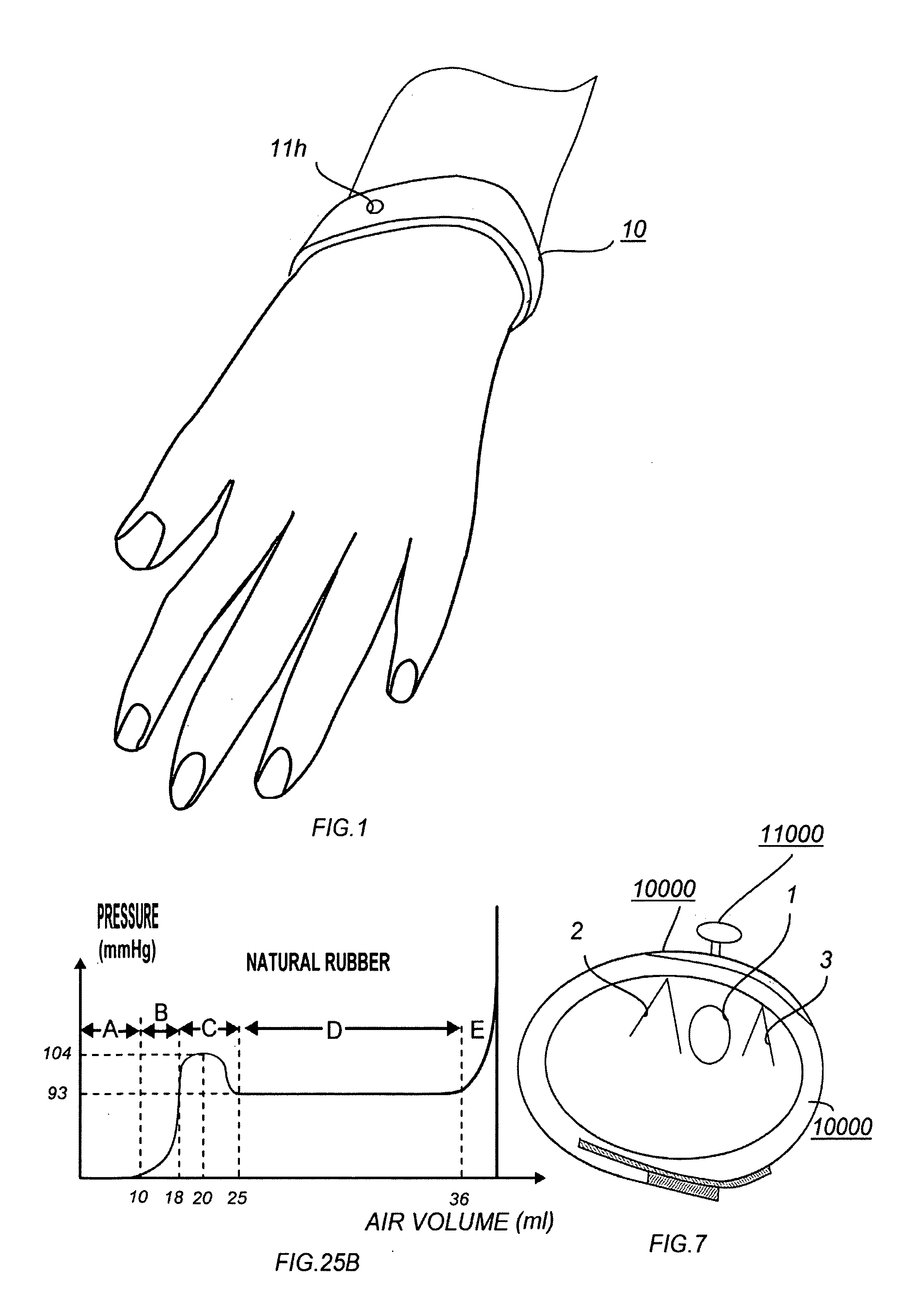 Disposable air bag for a blood pressure measuring device and a method of making the same