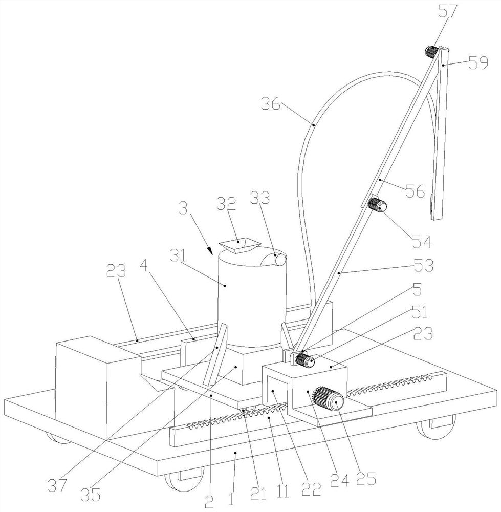 A kind of grouting equipment applied to overlying rock isolation