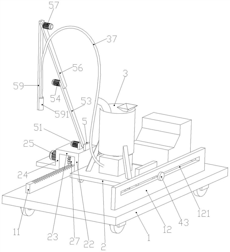 A kind of grouting equipment applied to overlying rock isolation