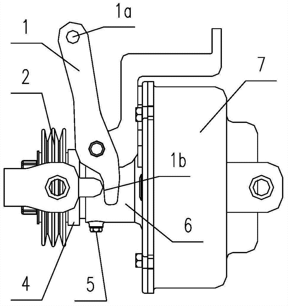 Unit brake cylinder with hand brake