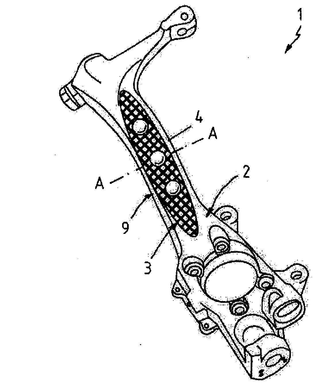 Chassis structure for a motor vehicle
