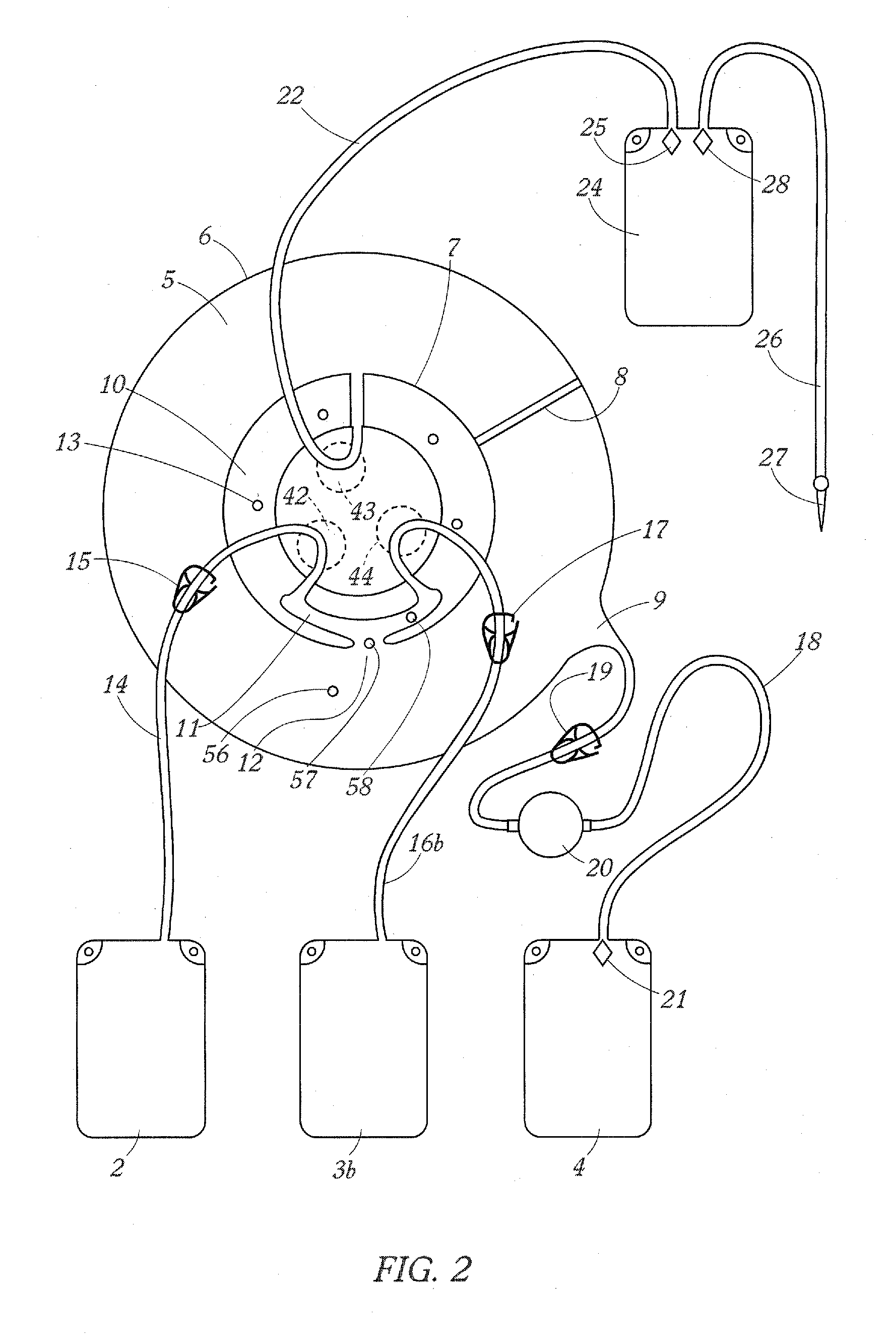 Apparatus and Method for Separating a Volume of Whole Blood Into At Least Three Components