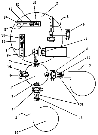 Semi-automatic clamp loading machine