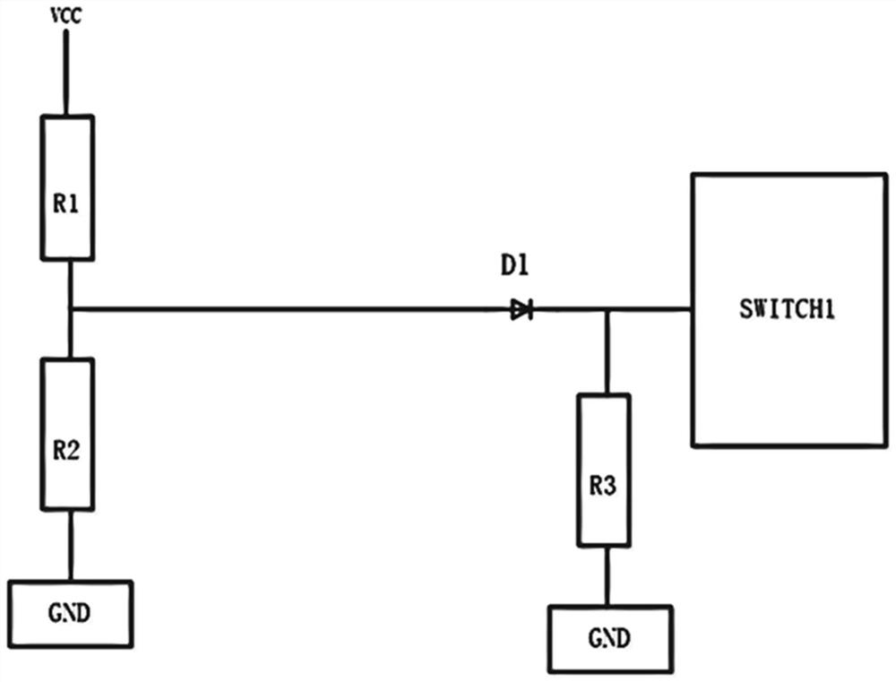 Mobile terminal battery life cycle reading circuit