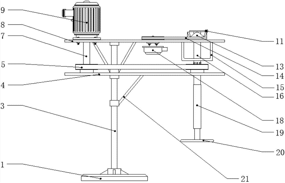 Dynamic simulation experiment device for anti-rust property and antifouling property of marine equipment surface coating