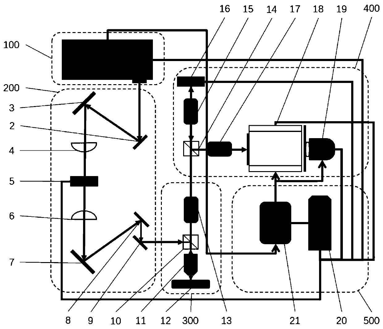 Multi-photon fluorescence microscopic imaging system with ultra-fast time resolution and low excitation threshold