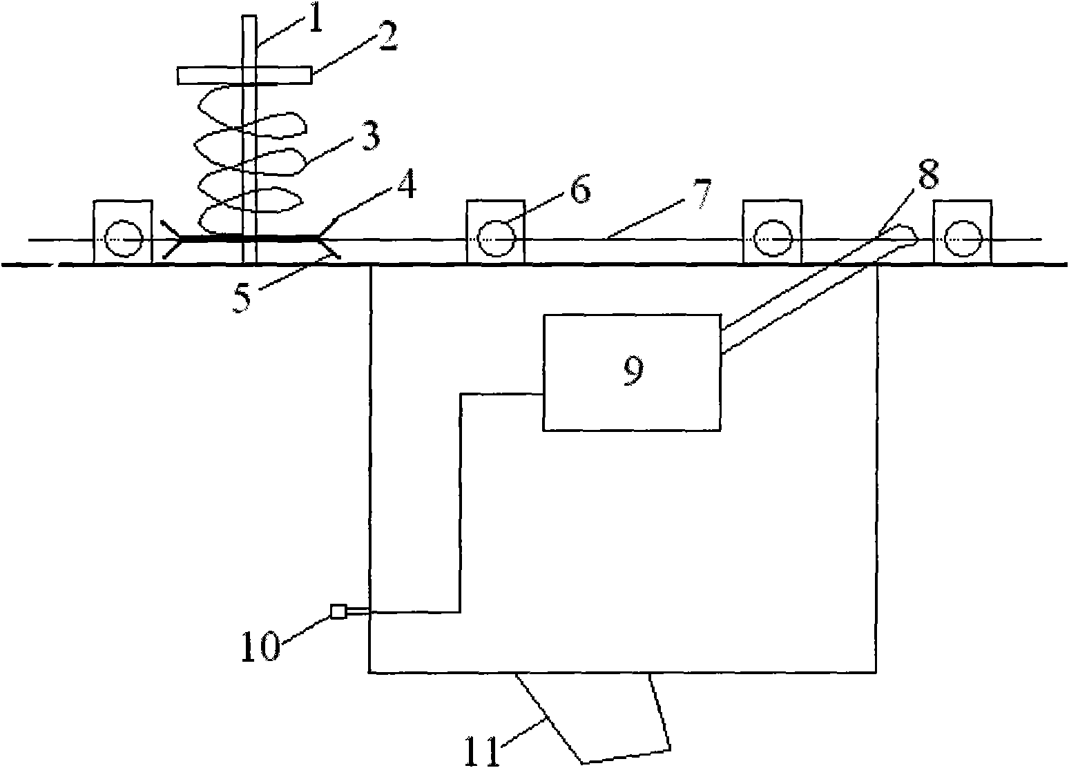 Pneumatic picking tension regulating device for simultaneously leading in multiple roots of weft