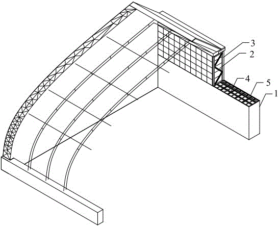 A new solar greenhouse back wall structure