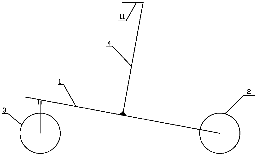 Power-assisted scooter with baby sling and application and storage method of scooter