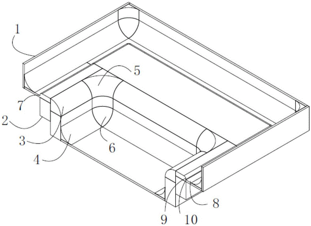 Decorative concrete overhanging eave formwork