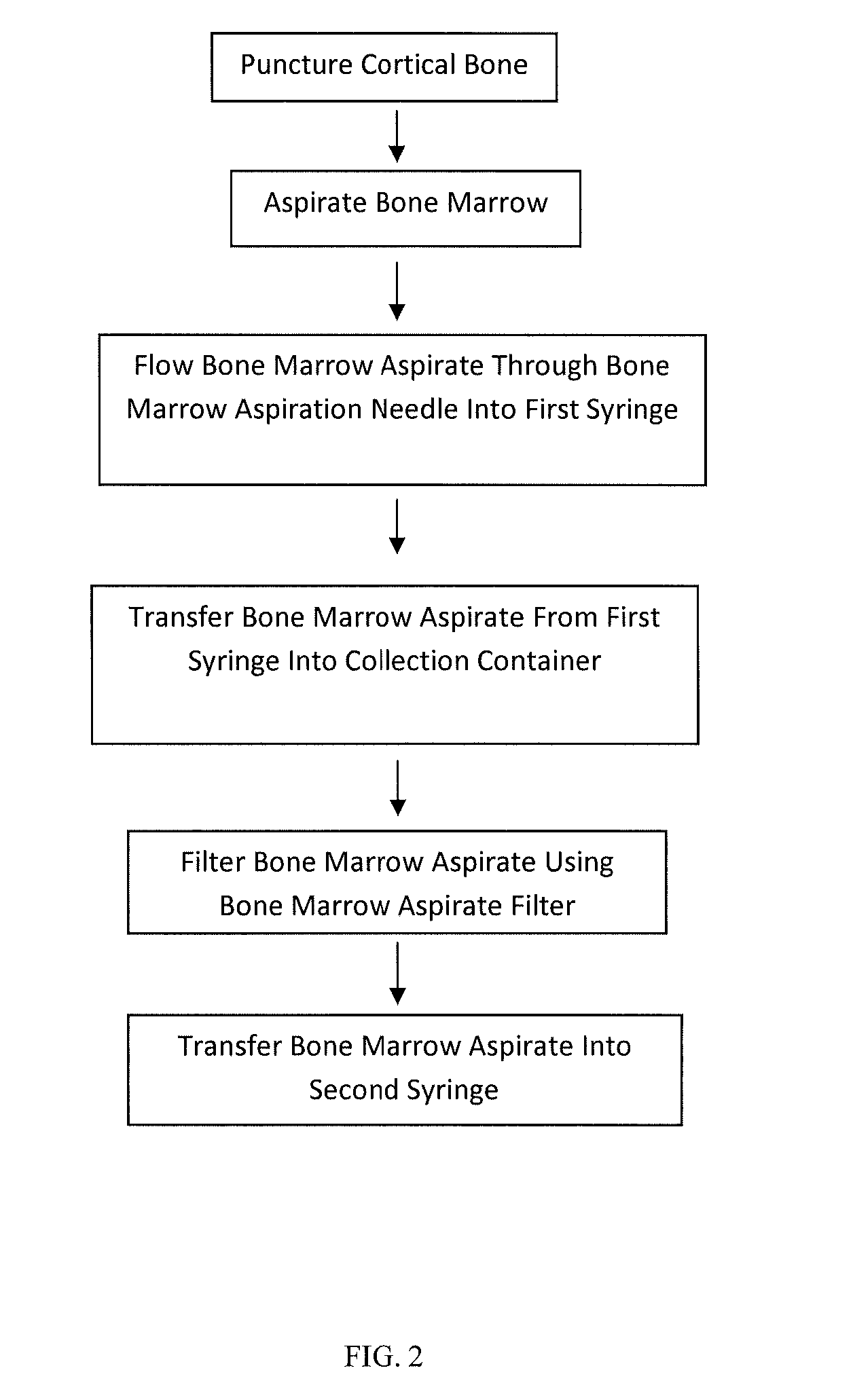 System for collecting and processing bone marrow