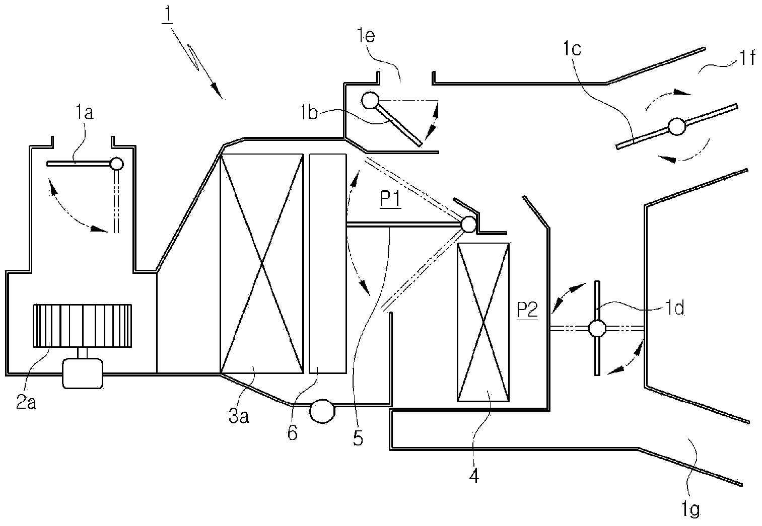 Air conditioning device for vehicle