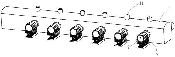 Electrode adjustable structure of safe and efficient submerged arc furnace