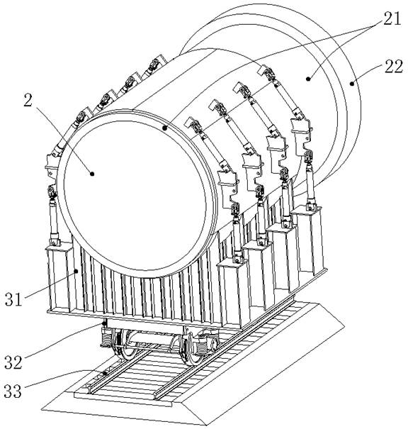 Electrode adjustable structure of safe and efficient submerged arc furnace