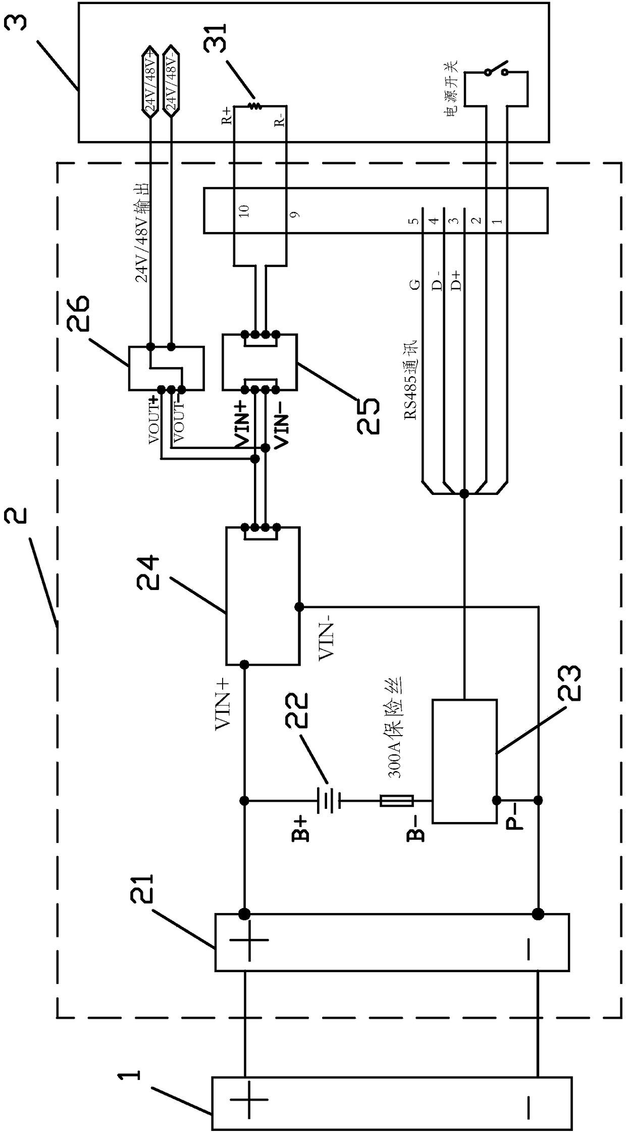 A kind of charging device and charging method of AGV trolley