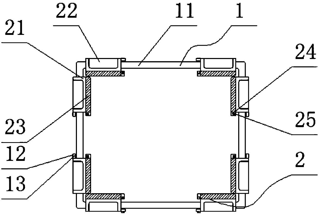 Embroidery auxiliary clamp