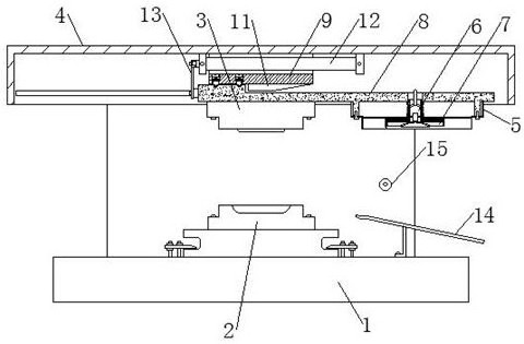 Pressing mechanism provided with mold-stripping trimming mechanism and used for industrial composite materials