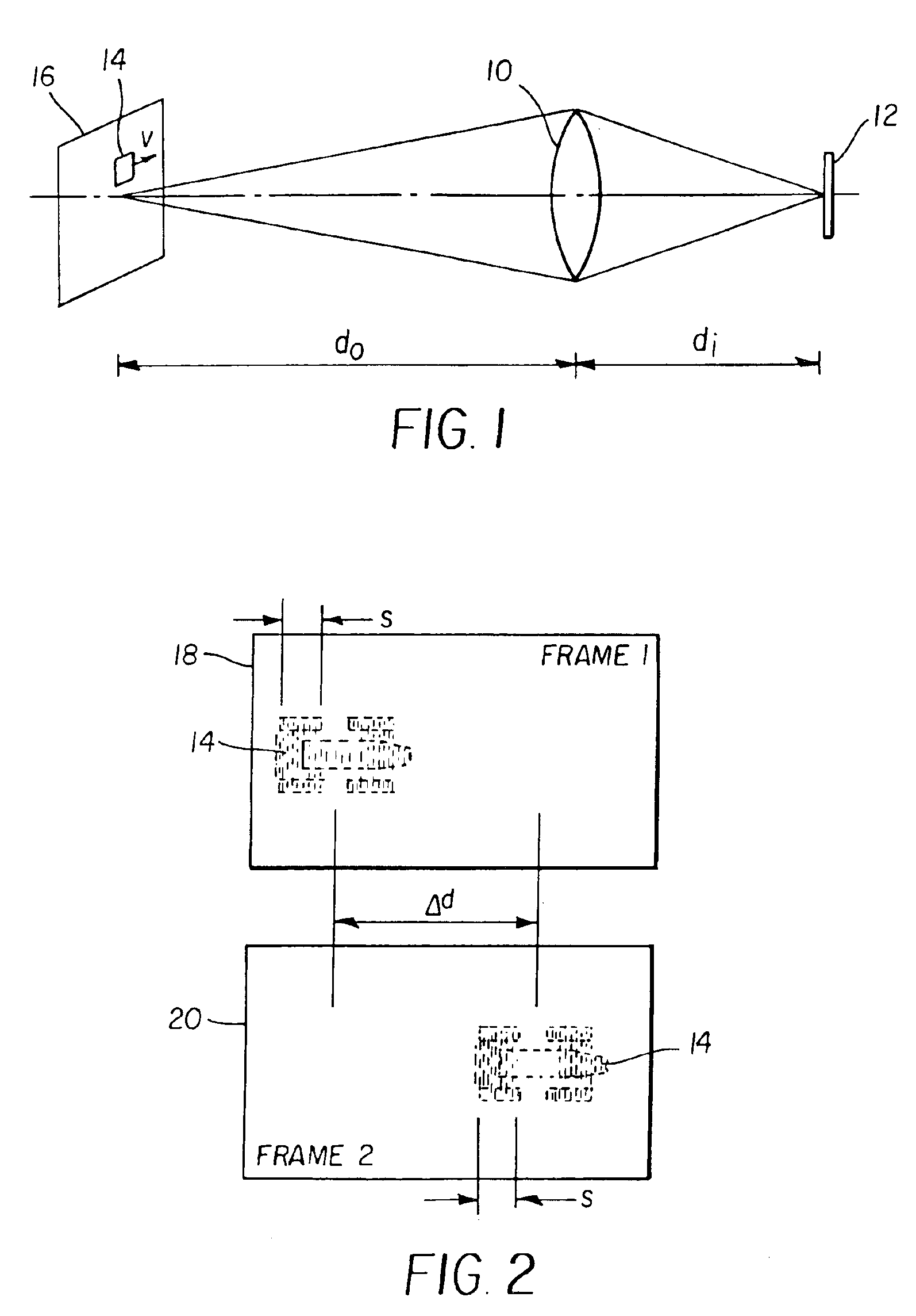Method and adaptively deriving exposure time and frame rate from image motion