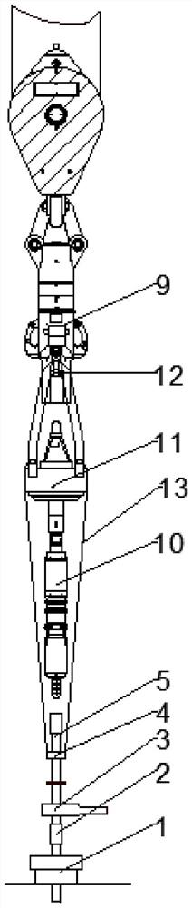 Device and method for running casing operation by using ordinary water tap