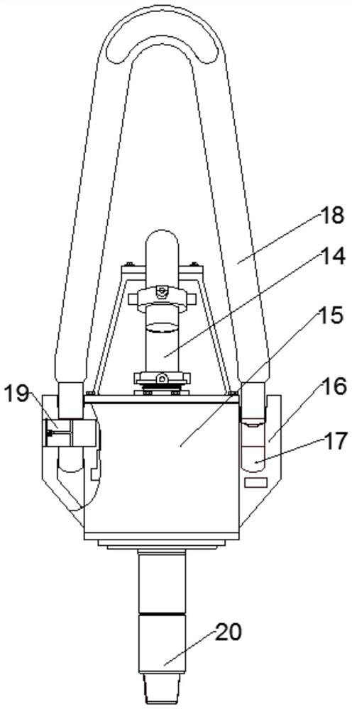 Device and method for running casing operation by using ordinary water tap