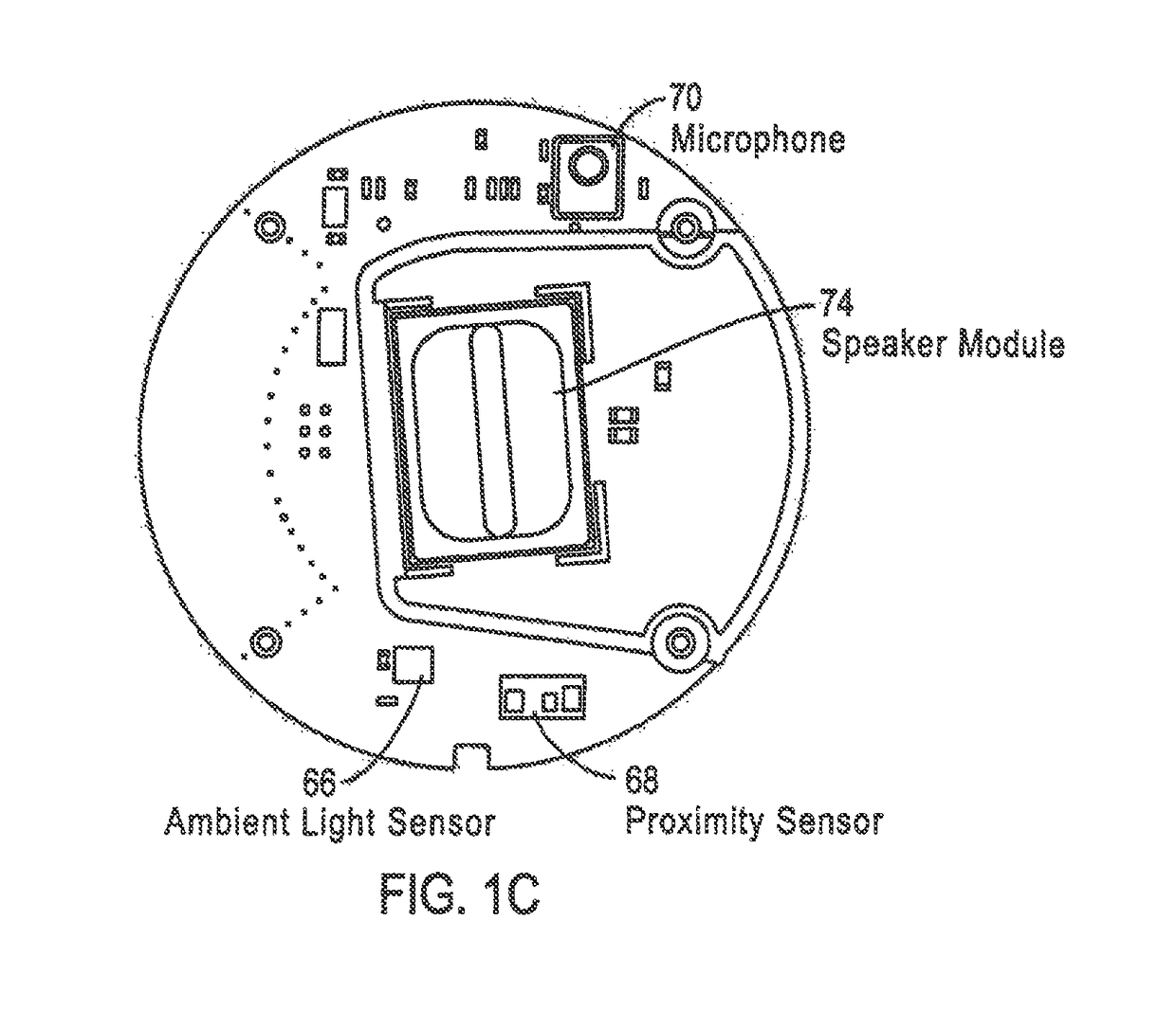 Monitoring device with voice interaction