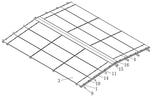 Photovoltaic building integrated waterproof system and an installation method thereof