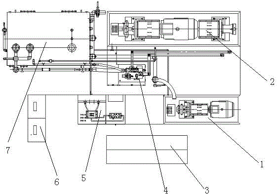 Comprehensive testing equipment for hydraulic components of tunnel boring machine