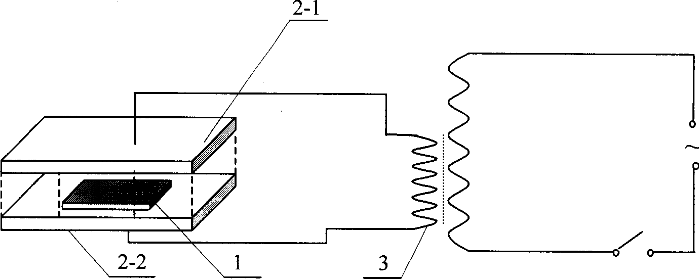 Ferroelectric film alternating electric field heat treatment method