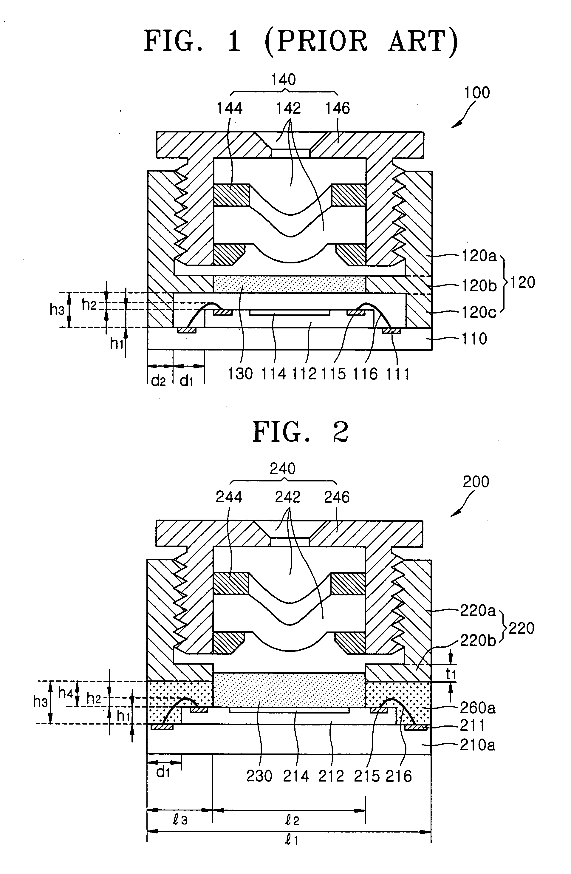 Image sensor module structure comprising wire bonding package and method of manufacturing the image sensor module structure