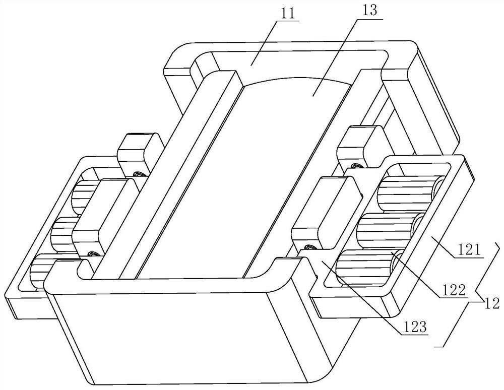 Folding portable foot massager