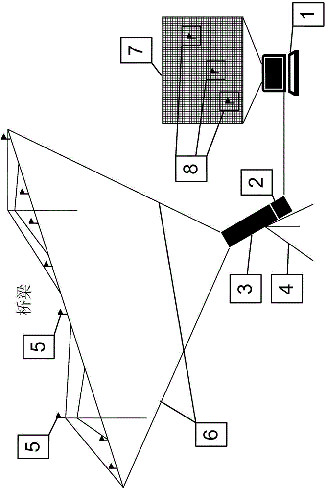 A quasi-distributed optical measurement method for structural displacement