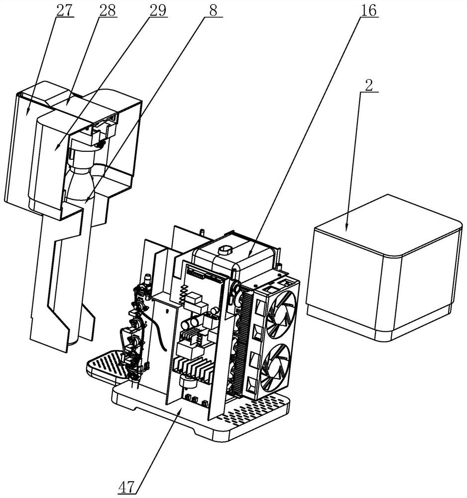 A kind of bubble soda water machine and control method thereof