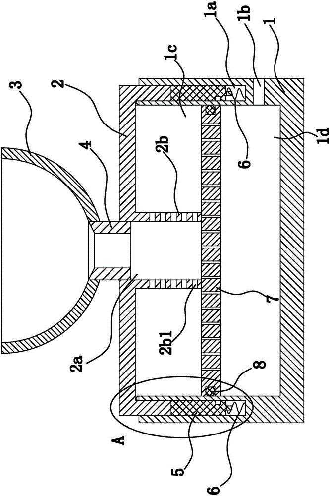 Water collection device of garden irrigation system