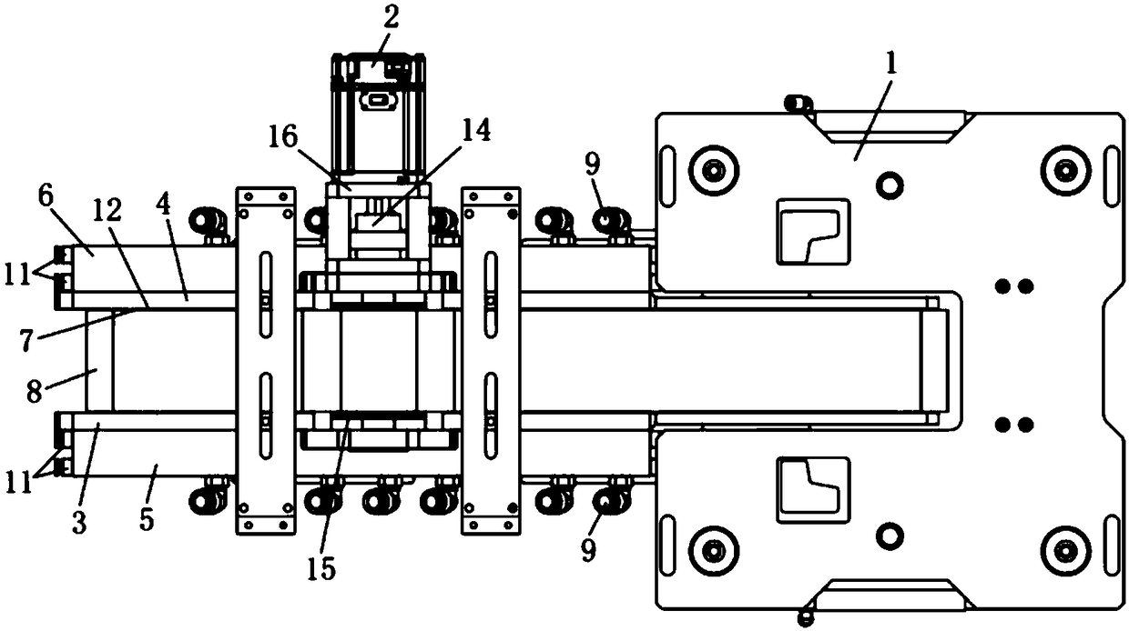 Entering air-flotation type belt conveying mechanism
