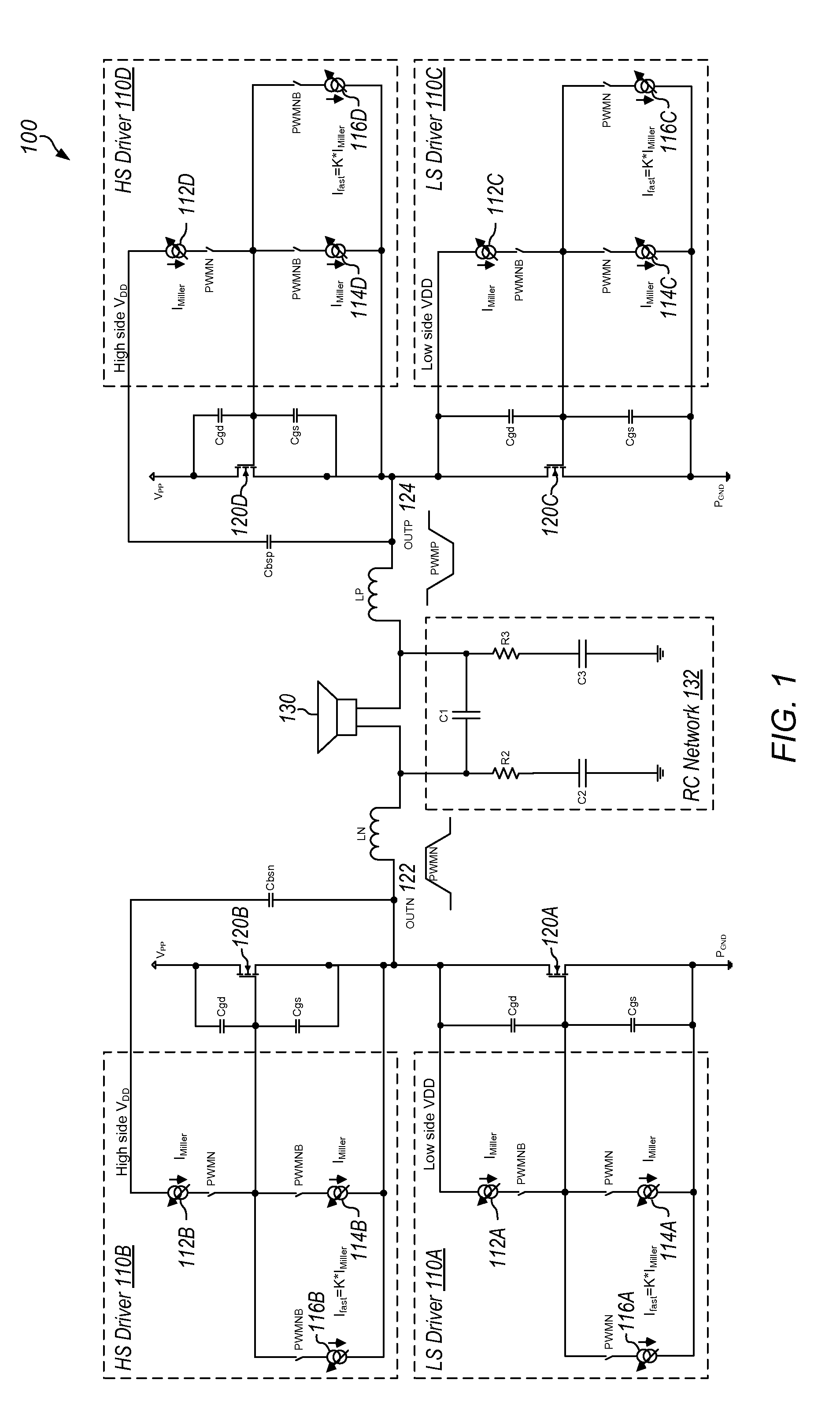 Amplifier using fast discharging reference