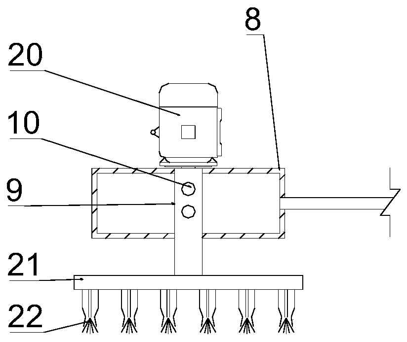 A paint spraying device for building construction