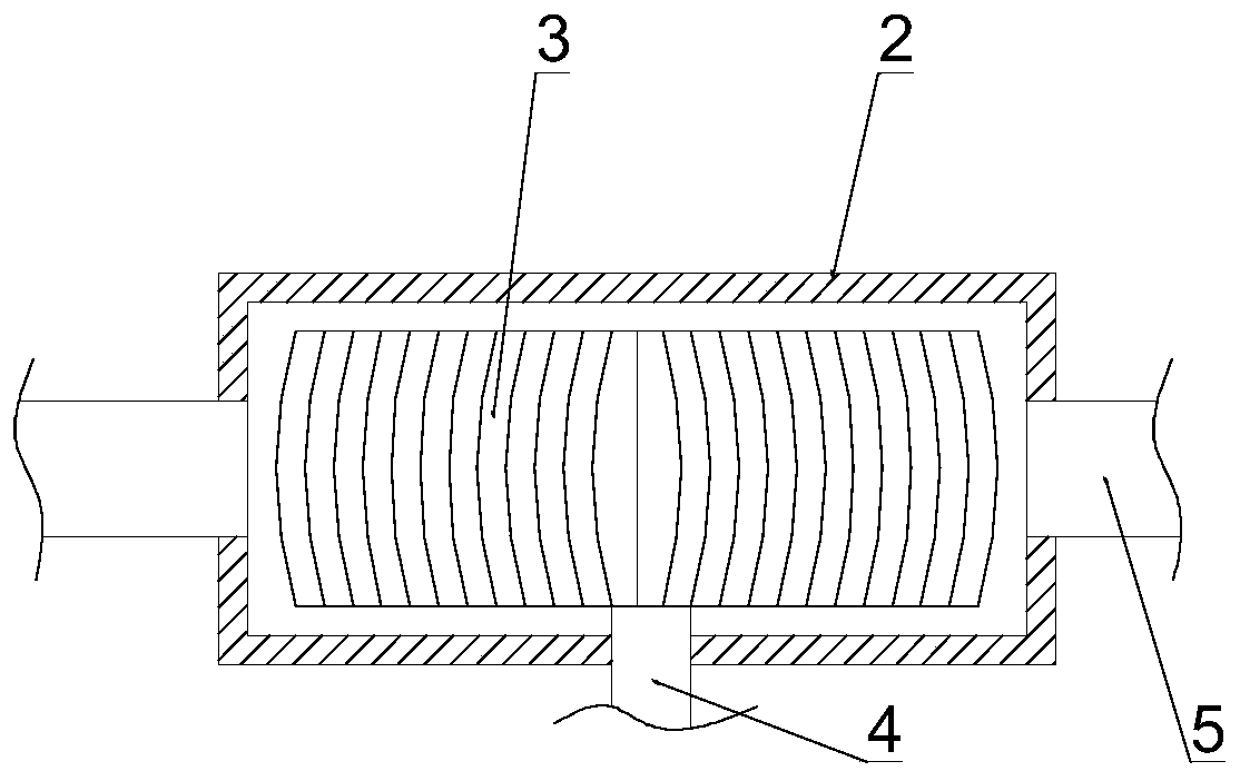 A paint spraying device for building construction