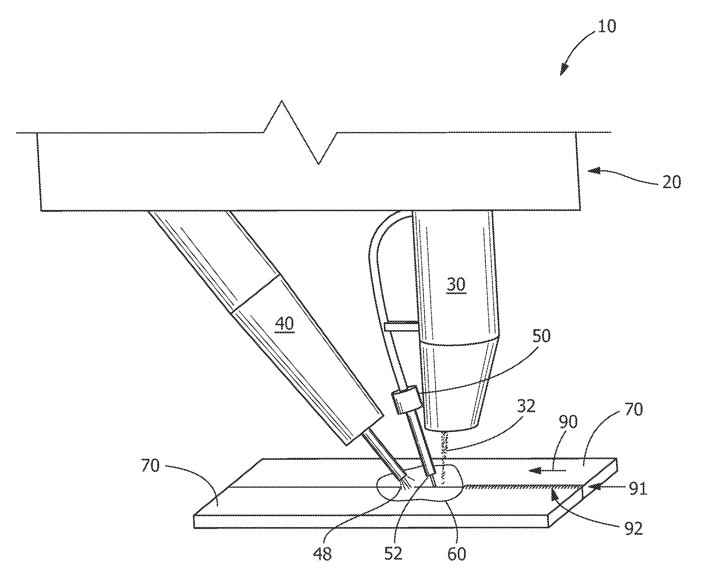 Hybrid welding system and method of welding